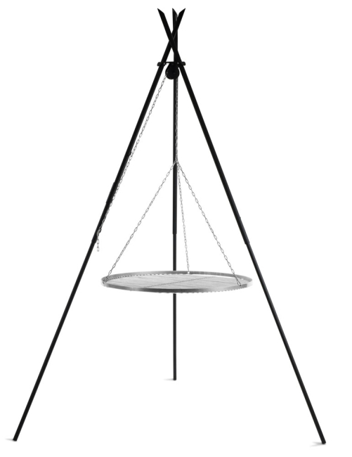 Schwenkgrill „TIPI“ 210 cm - Grillrost aus Edelstahl Cook King